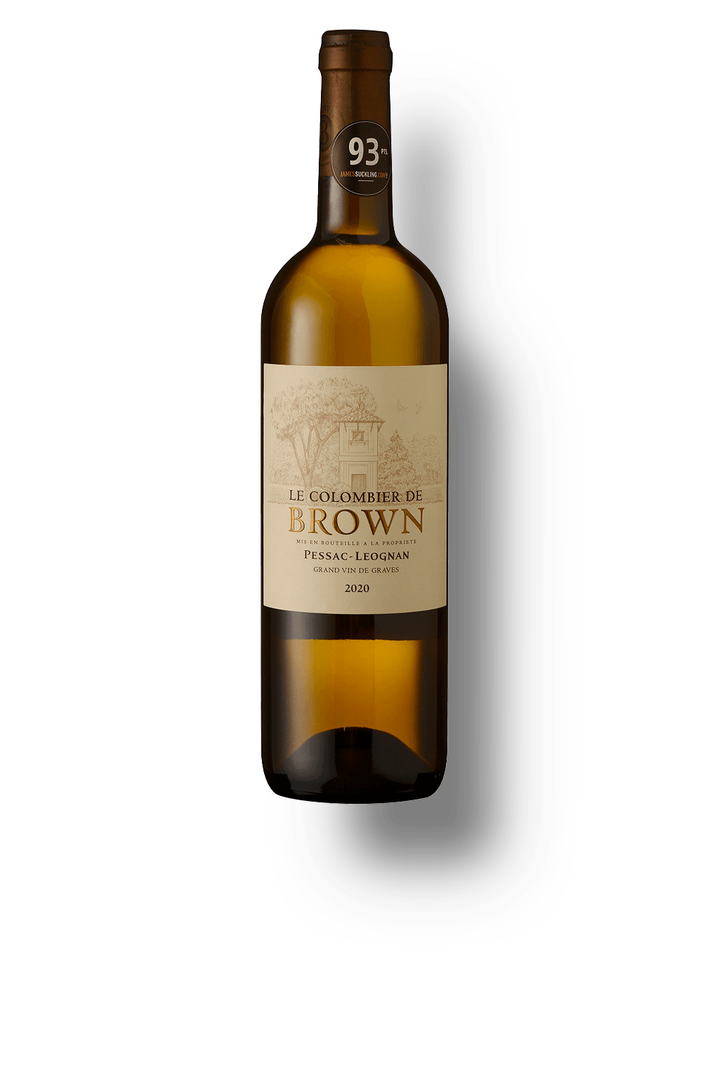 Vinho Château Cantenac Brown Branco Seco França Le Colombier Sauvignon Blanc, Sémillon 2020 750ml